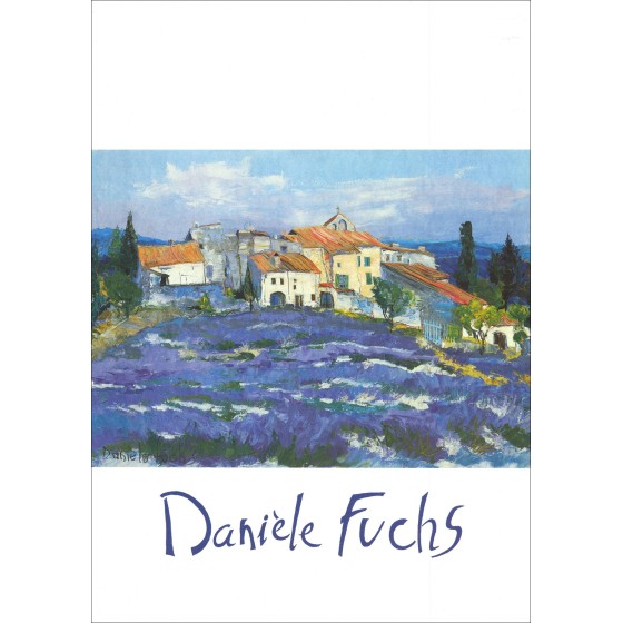 FUCHS Danièle - Poster "Lavender field" 68x48cm