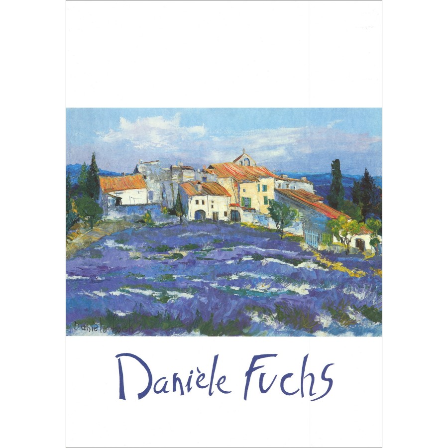 FUCHS Danièle - Affiche "Champ de lavande" 68x48cm