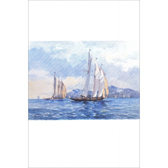 Guy L’HOSTIS - "Atlantic and Addix" Art Poster 60x40cm