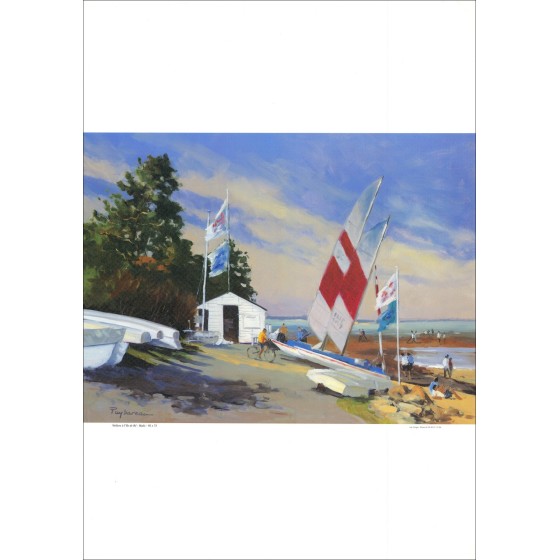 Pubbario Annie - Cartellone "Vaglieri sull'Isola di Ré" 68x48cm