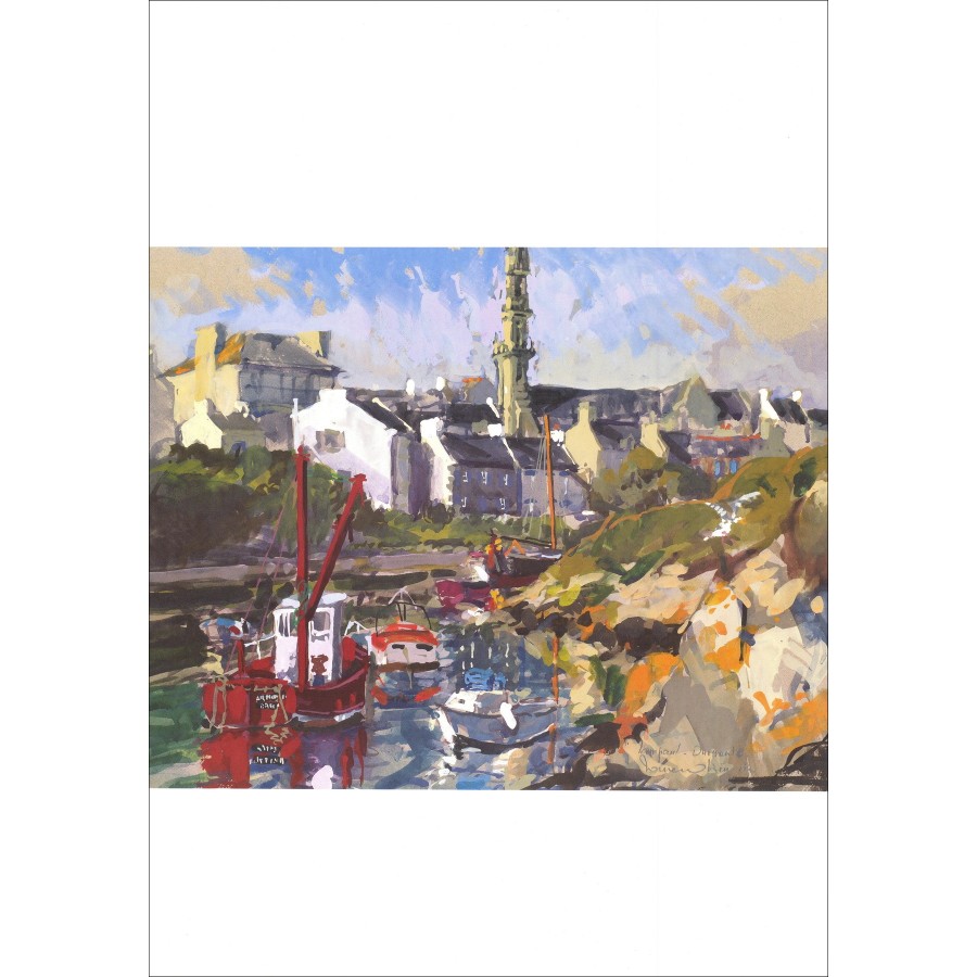 OLIER Ronan - Poster "La Baie de Lampaul Ouessant" 69x49cm