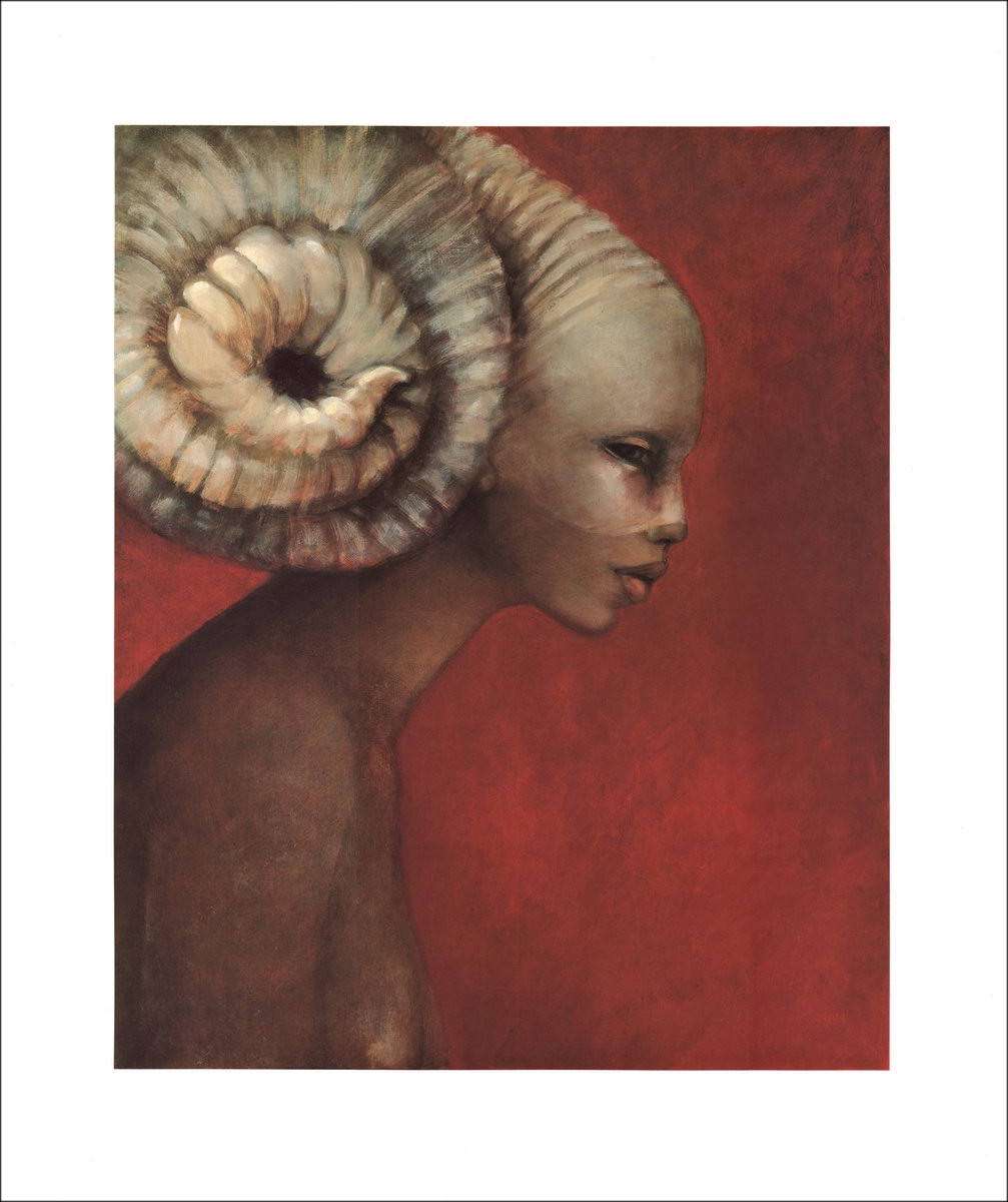 Michèle Salmon - Silkscreen "The Aries Woman"