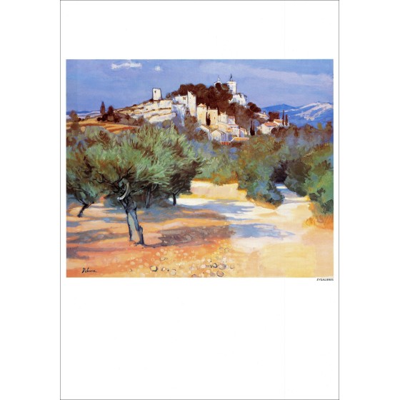DELUCA Peter - Poster "Eygalières" 63x44cm