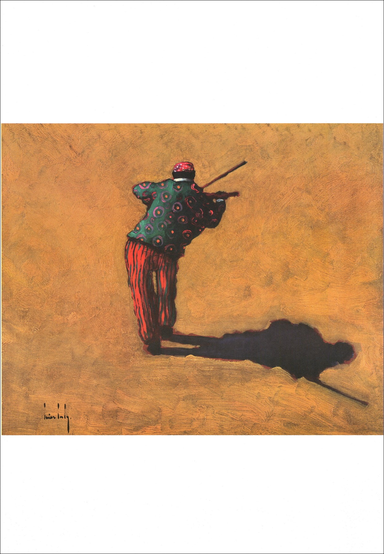 SUIRE-VERLEY Olivier - Poster "de violist" 70x48cm