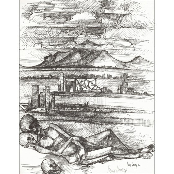 Pierre-Henry - ijdelheidspaar (1962), litho