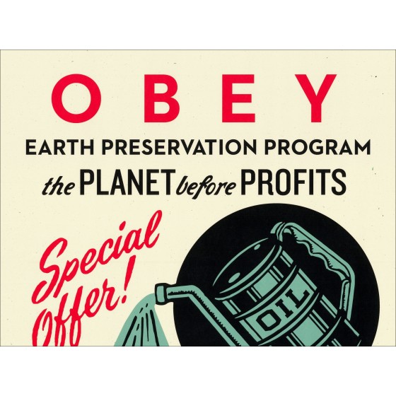 Shepard Fairey – Earth Preservation (2025), impresión de pantalla