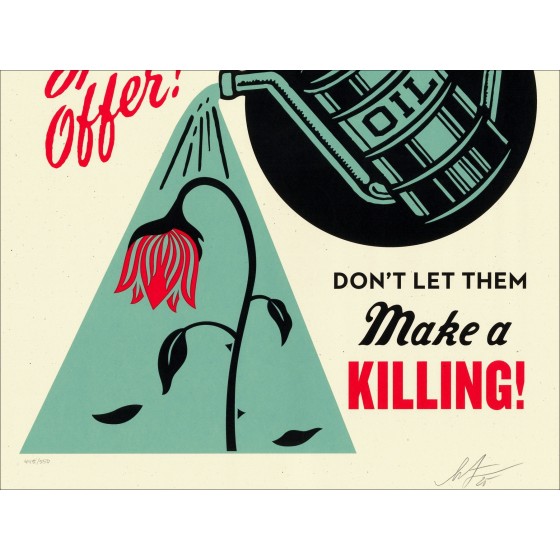 Shepard Fairey – Earth Preservation (2025), impresión de pantalla