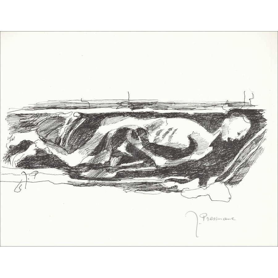 Joseph Pressmane – Sleep buried (1962), lithography
