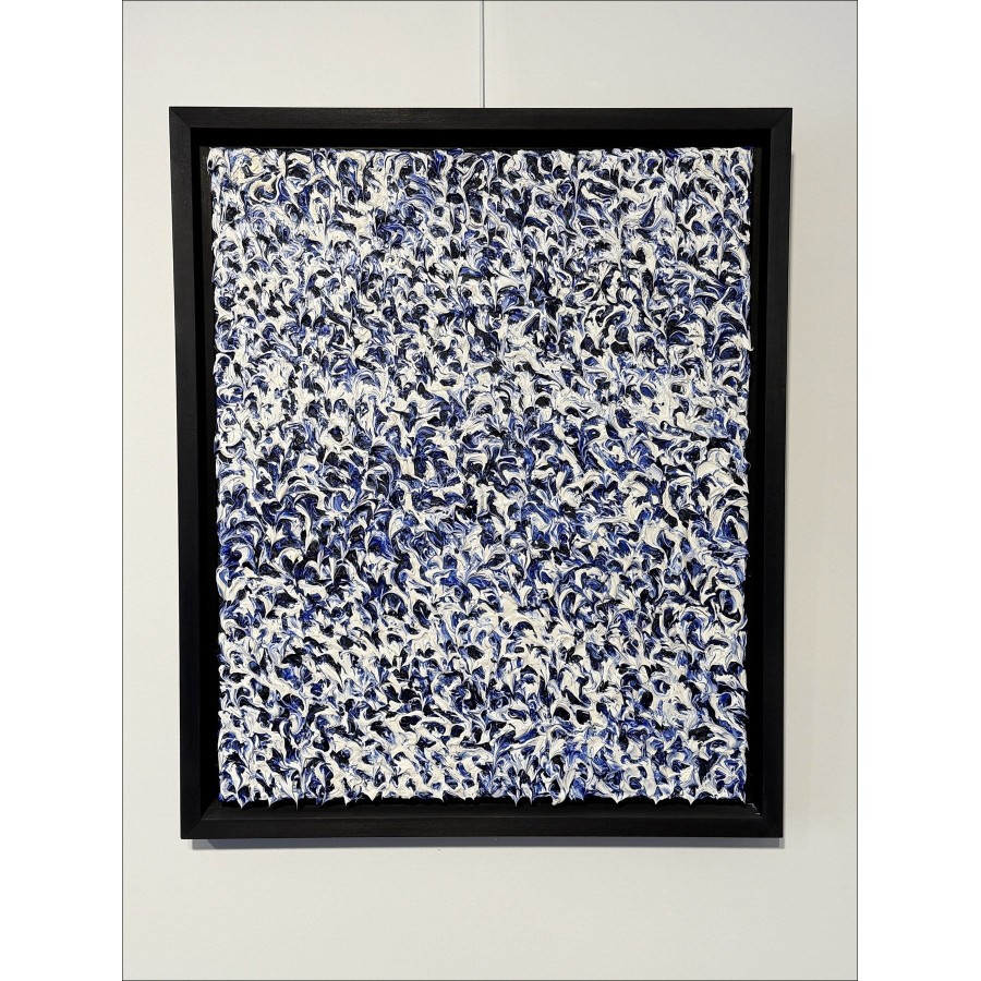TANC - Ultramarin # 167, Öl auf Leinwand Original 2022 - 64x53cm
