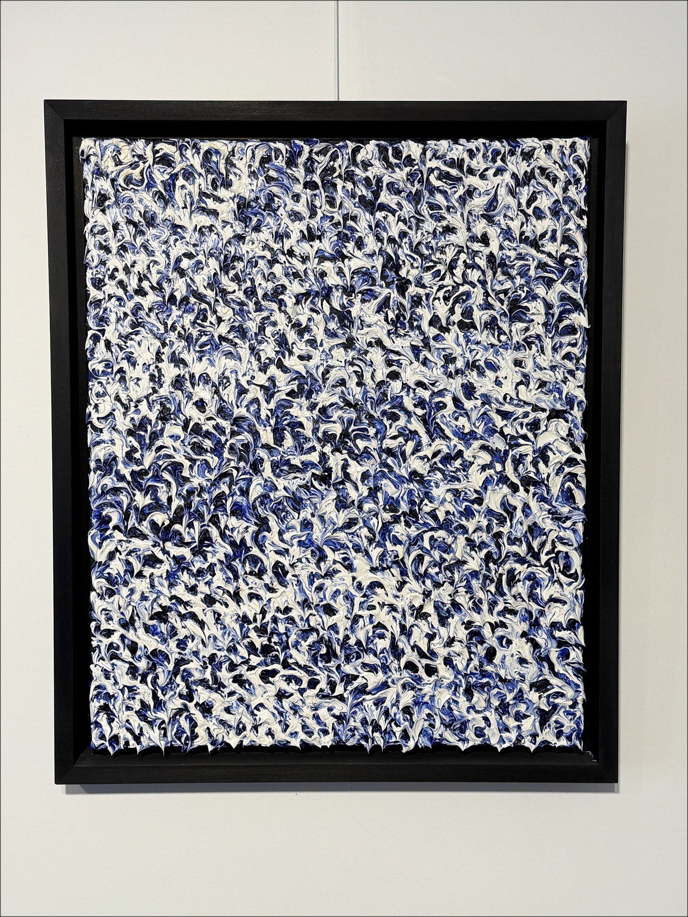 TANC - Ultramarin # 167, Öl auf Leinwand Original 2022 - 64x53cm