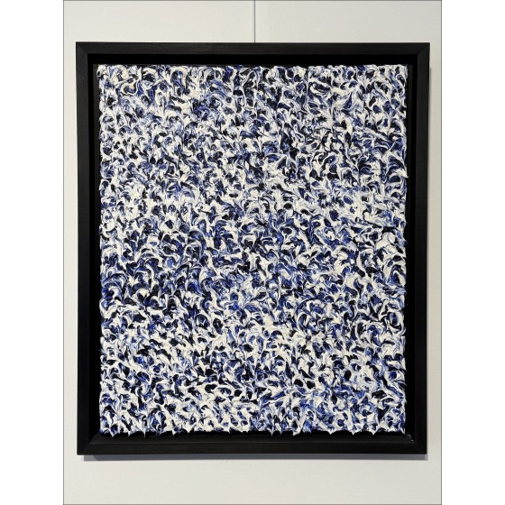 TANC Ultramarine #167, olio su tela originale 2022 - 64x53cm