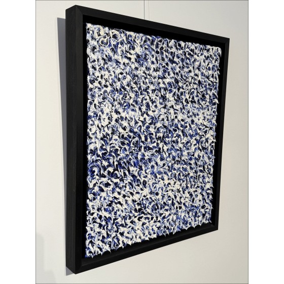 TANC - Ultramarin # 167, Öl auf Leinwand Original 2022 - 64x53cm