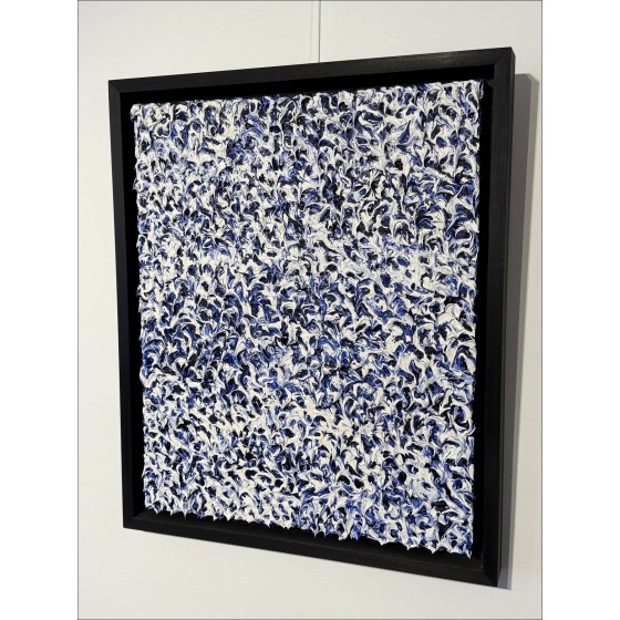 TANC - Ultramarin # 167, Öl auf Leinwand Original 2022 - 64x53cm