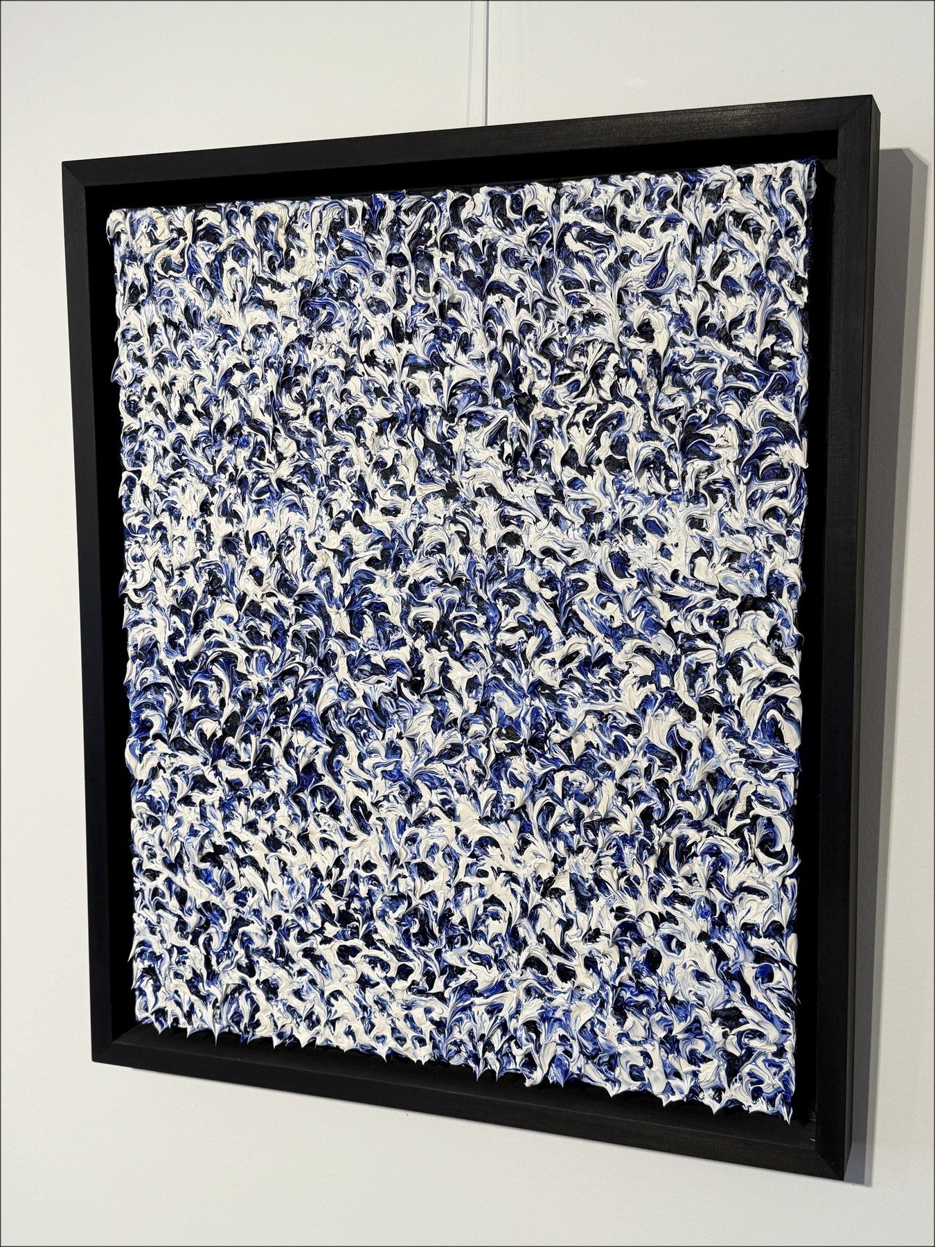 TANC – Ultramarine #167, huile sur toile originale 2022 - 64x53cm