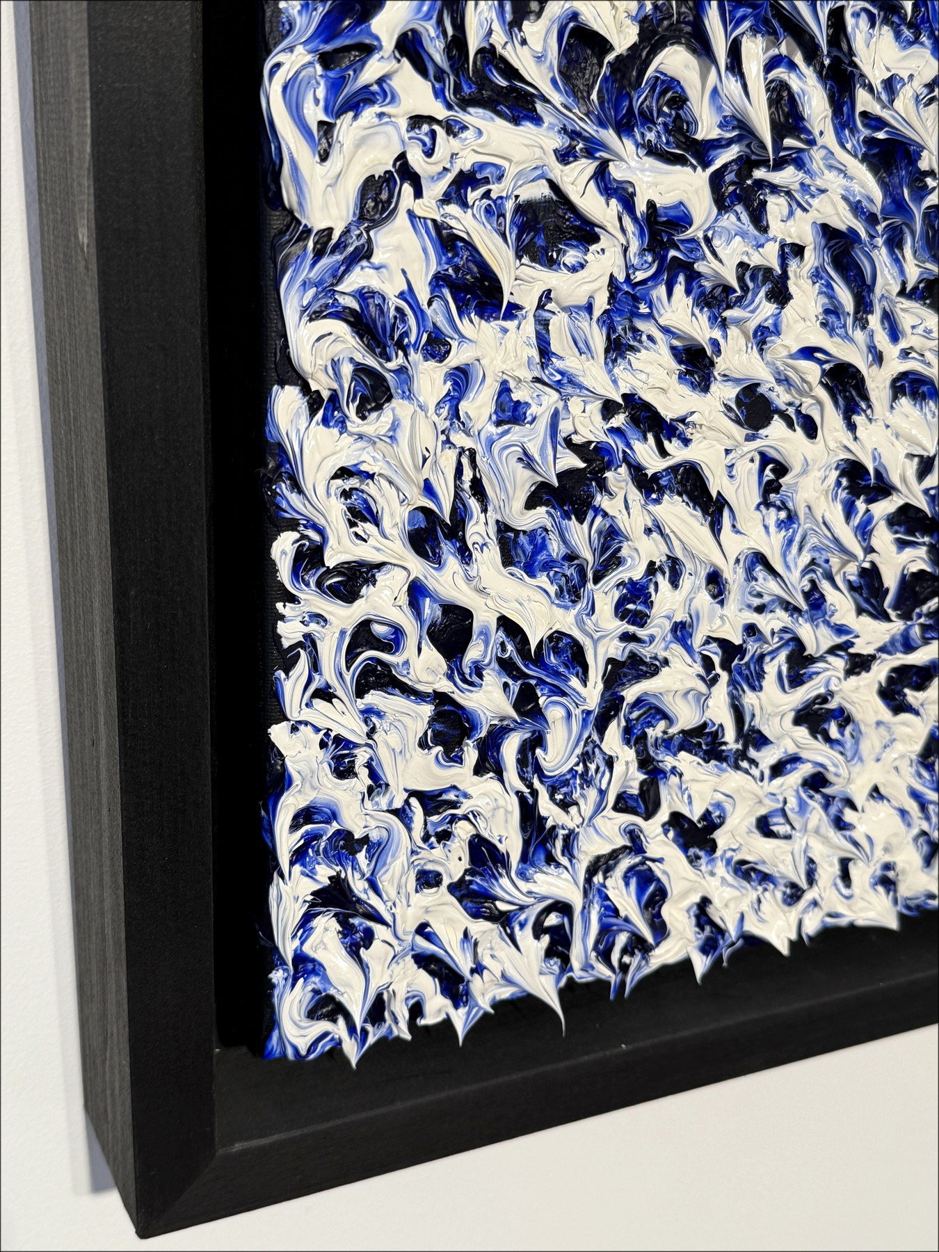 TANC – Ultramarine #167, huile sur toile originale 2022 - 64x53cm