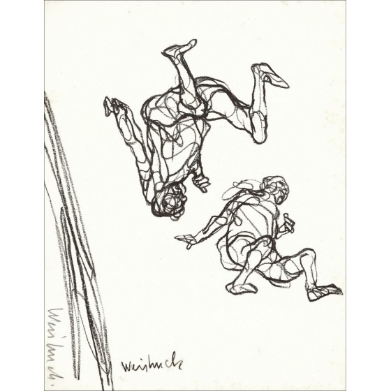 Claude Weisbuch - Personajes (1963), Litografía