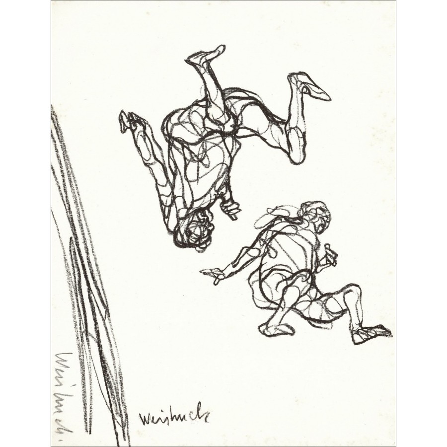 Claude Weisbuch – Personaggi (1963), litografia