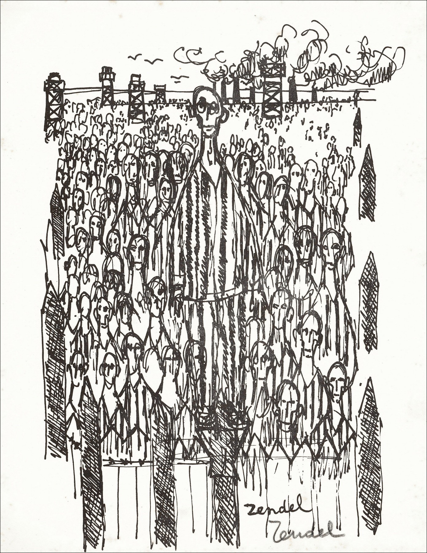 Gabriel Zendel - El evento, menores en huelga (1963)