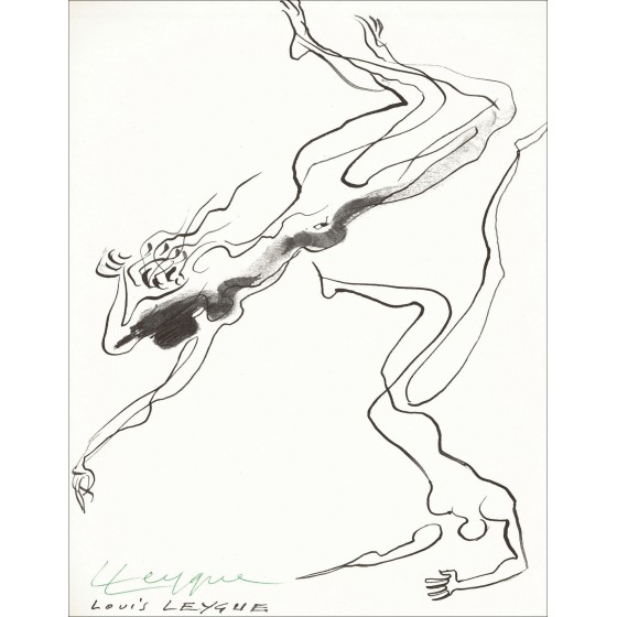 LEGGE Louis - Litografia "Personali" 27x21cm - 1963