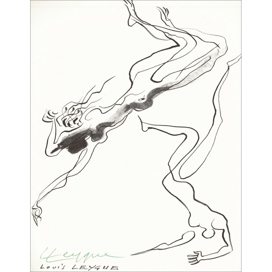 LEGGE Louis - Litografia "Personali" 27x21cm - 1963