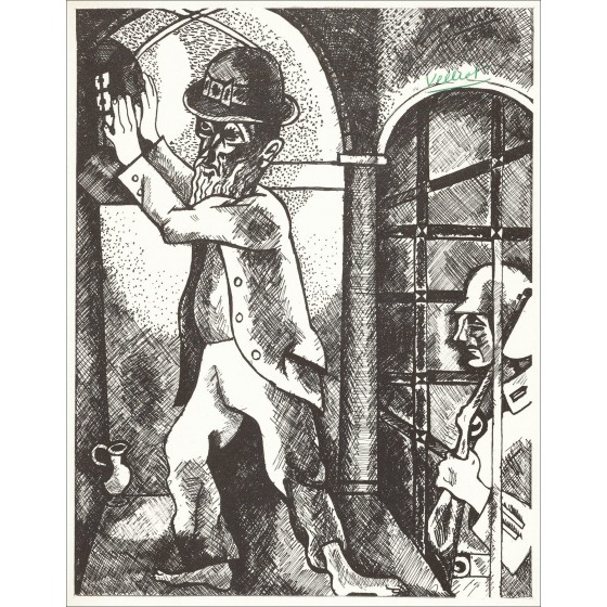 Jean Velliot – La célula (1962), litografía