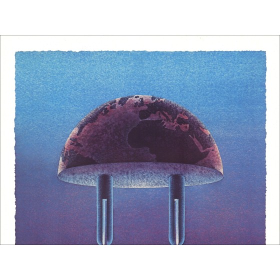Michel Granger - Pole + / Pole - (Poster 87 x 62 cm)