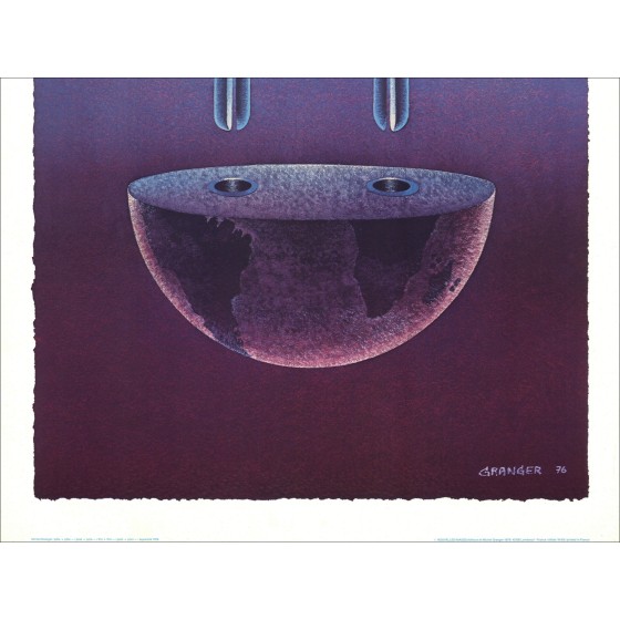 Michel Granger - Pole + / Pole - (Poster 87 x 62 cm)
