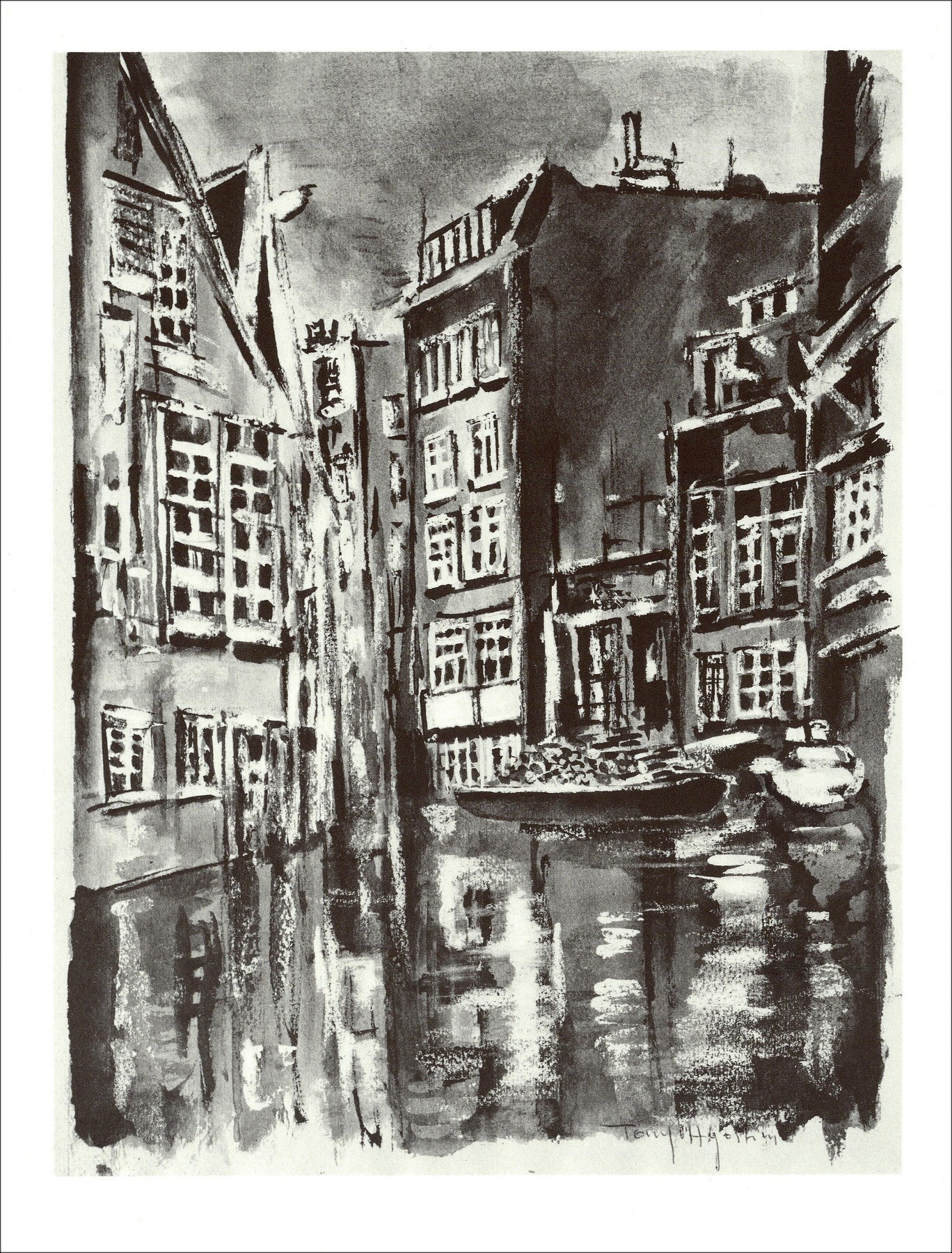 Tony Agostini - Amsterdam 01 (1971), litho