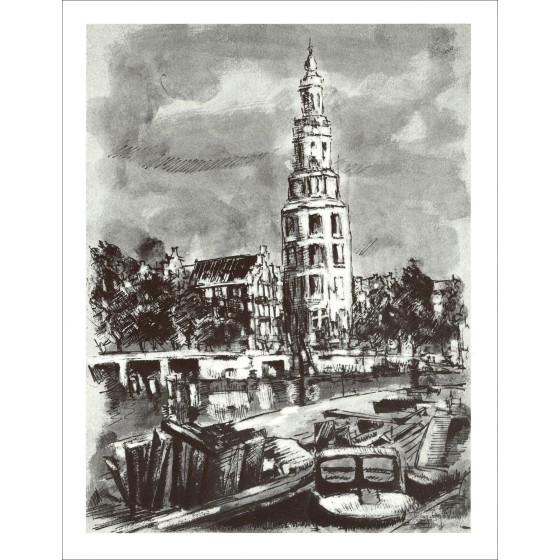 Tony Agostini - Amsterdam 02 (1971), Litografía