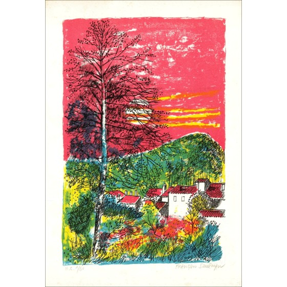 François Szulman – Sunset, litografía