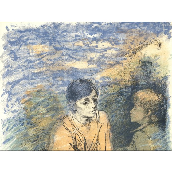 Lucien Philippe Moretti – Le Sac de Billes, lithographie