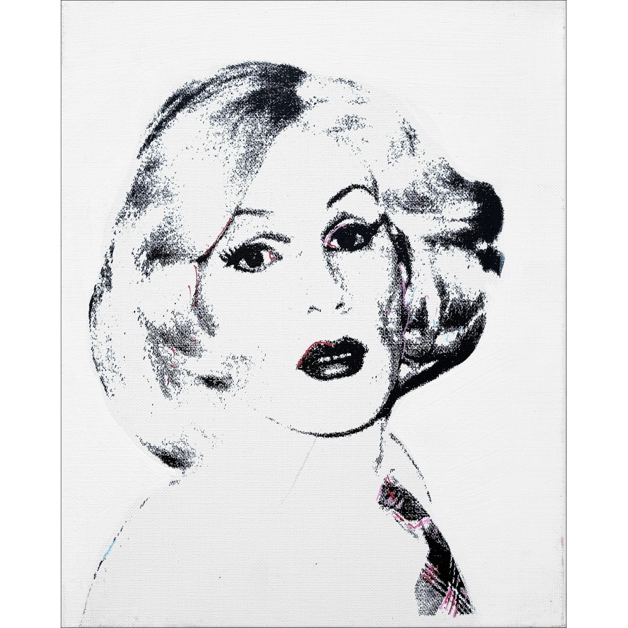 Victor Hasch - Andy Warhol - 1, origineel schilderij
