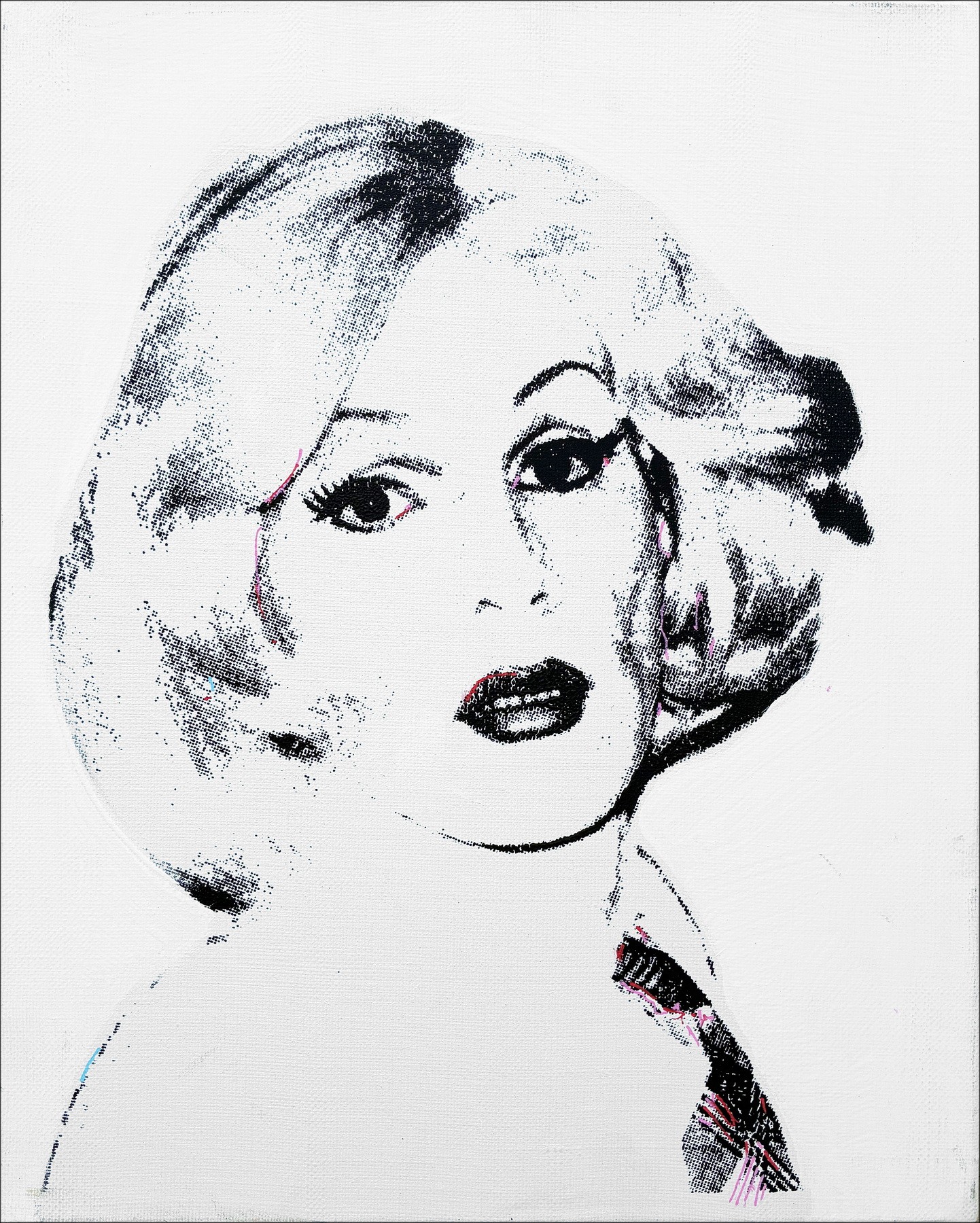 Victor Hasch - Andy Warhol - 2, Original Painting