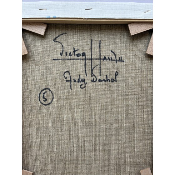 Victor Hasch – Andy Warhol - 3, original painting