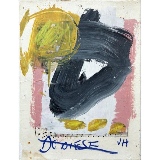Victor HASCH – Composizione astratta - 4, pittura originale