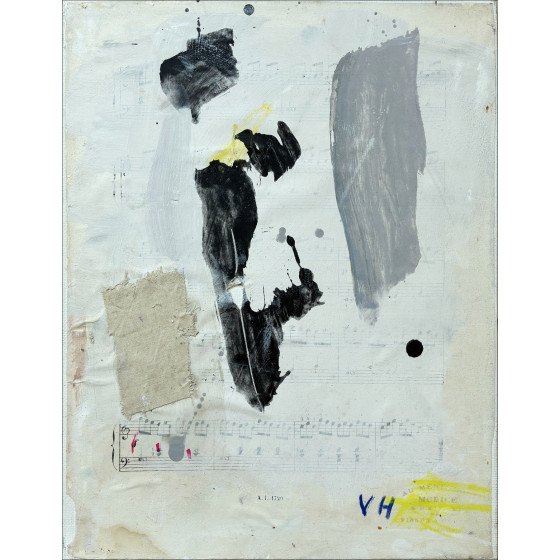 Victor HASCH – Composizione astratta - 7, pittura originale