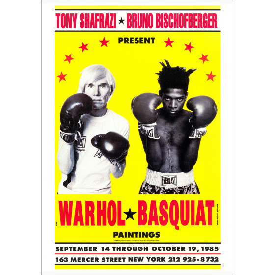 Michael HALSBAND – Warhol-Basquiat (1999) Cartello