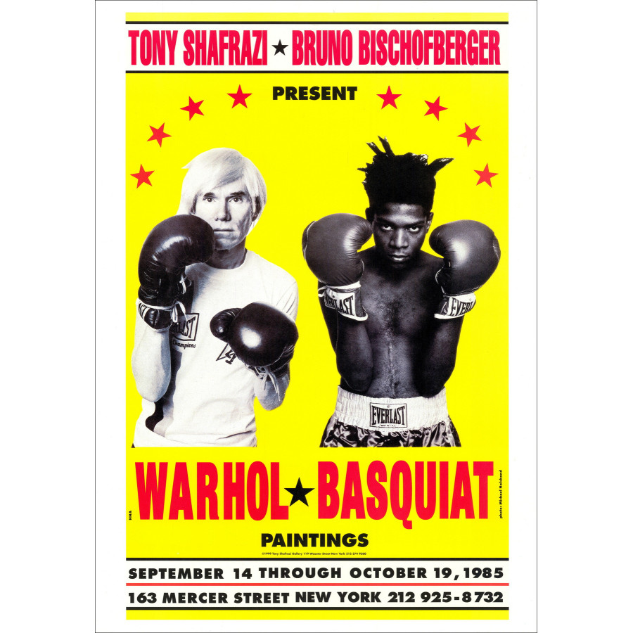 Michael HALSBAND – Warhol-Basquiat (1999) Poster