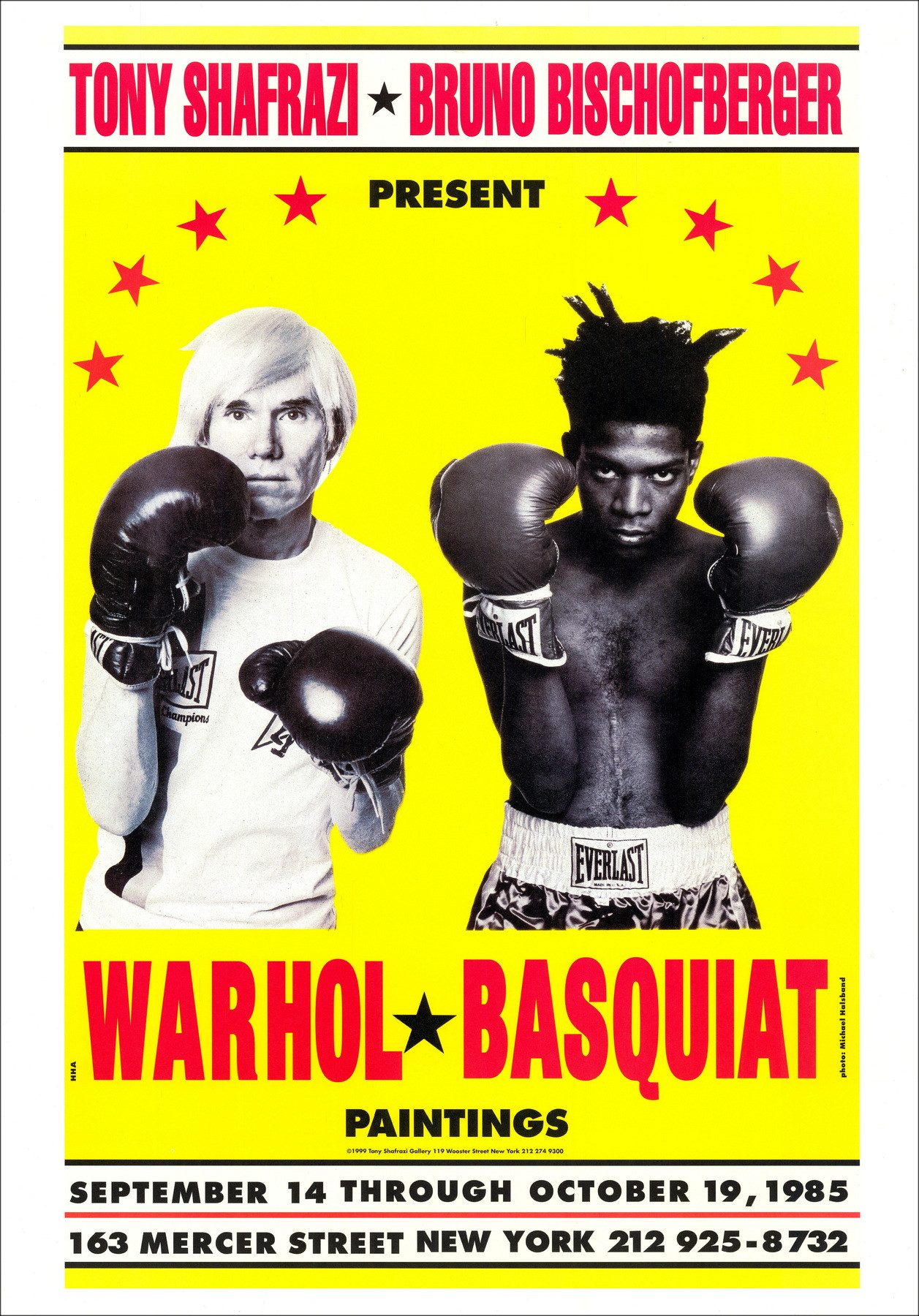 Michael HALSBAND – Warhol-Basquiat (1999) Poster