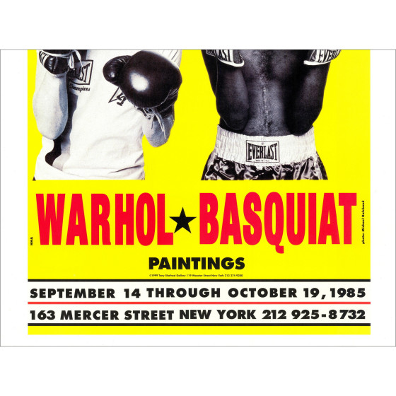Michael HALSBAND – Warhol-Basquiat (1999) Poster