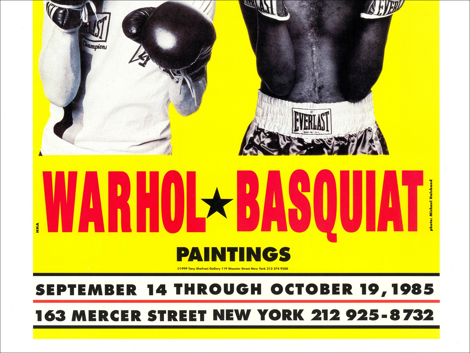 Michael HALSBAND – Warhol-Basquiat (1999) Affiche