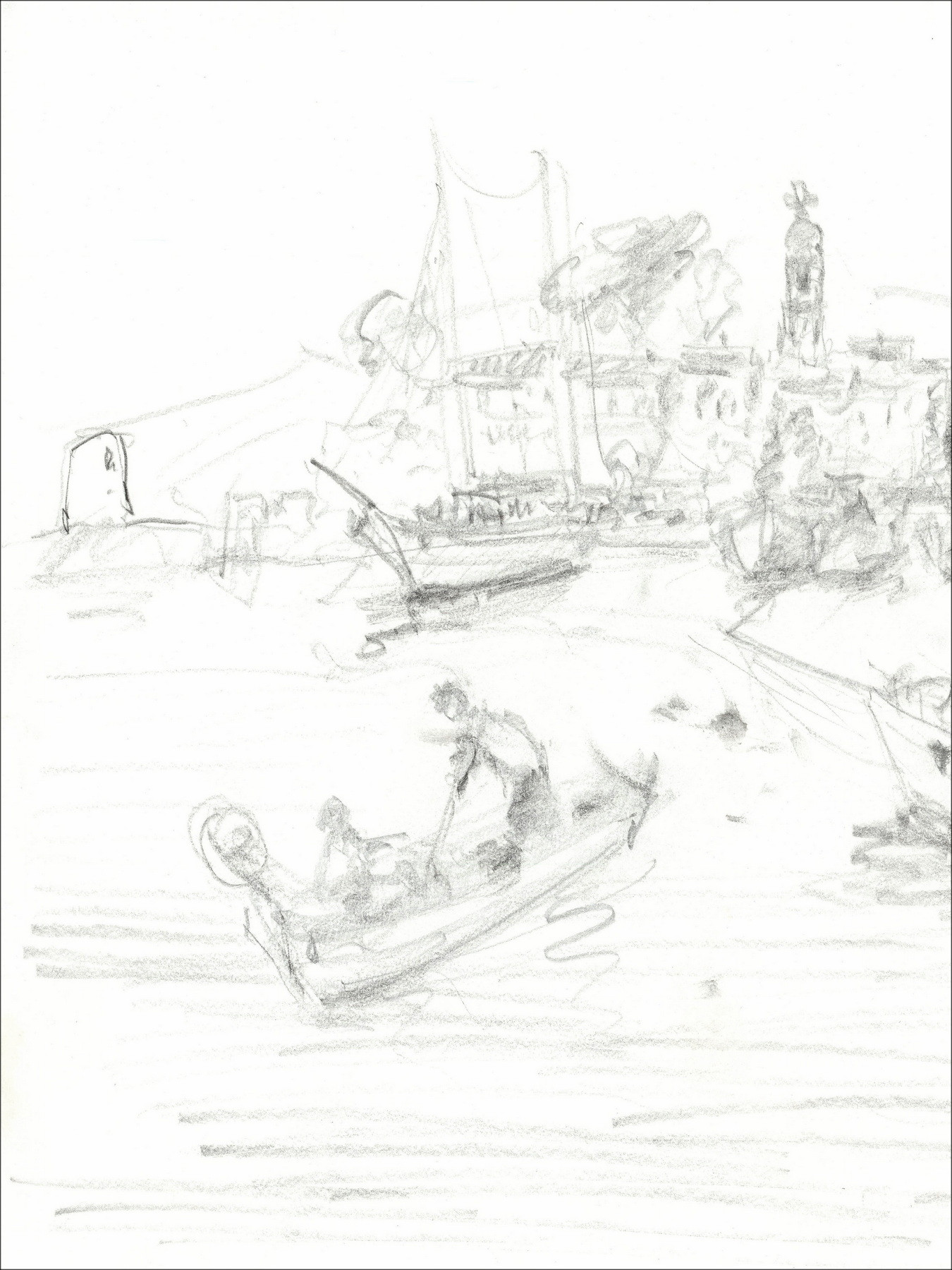 Casimir MAYSTRE – Saint Tropez (2003) Drawing