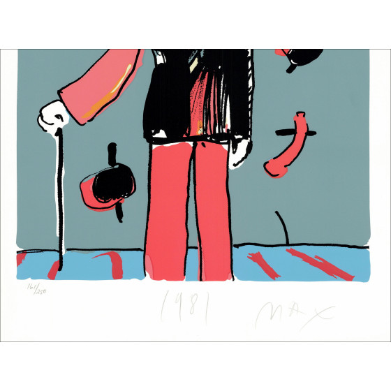 MAX Peter - Silkscreen print "Data General 2000" - 75x55cm - 1981