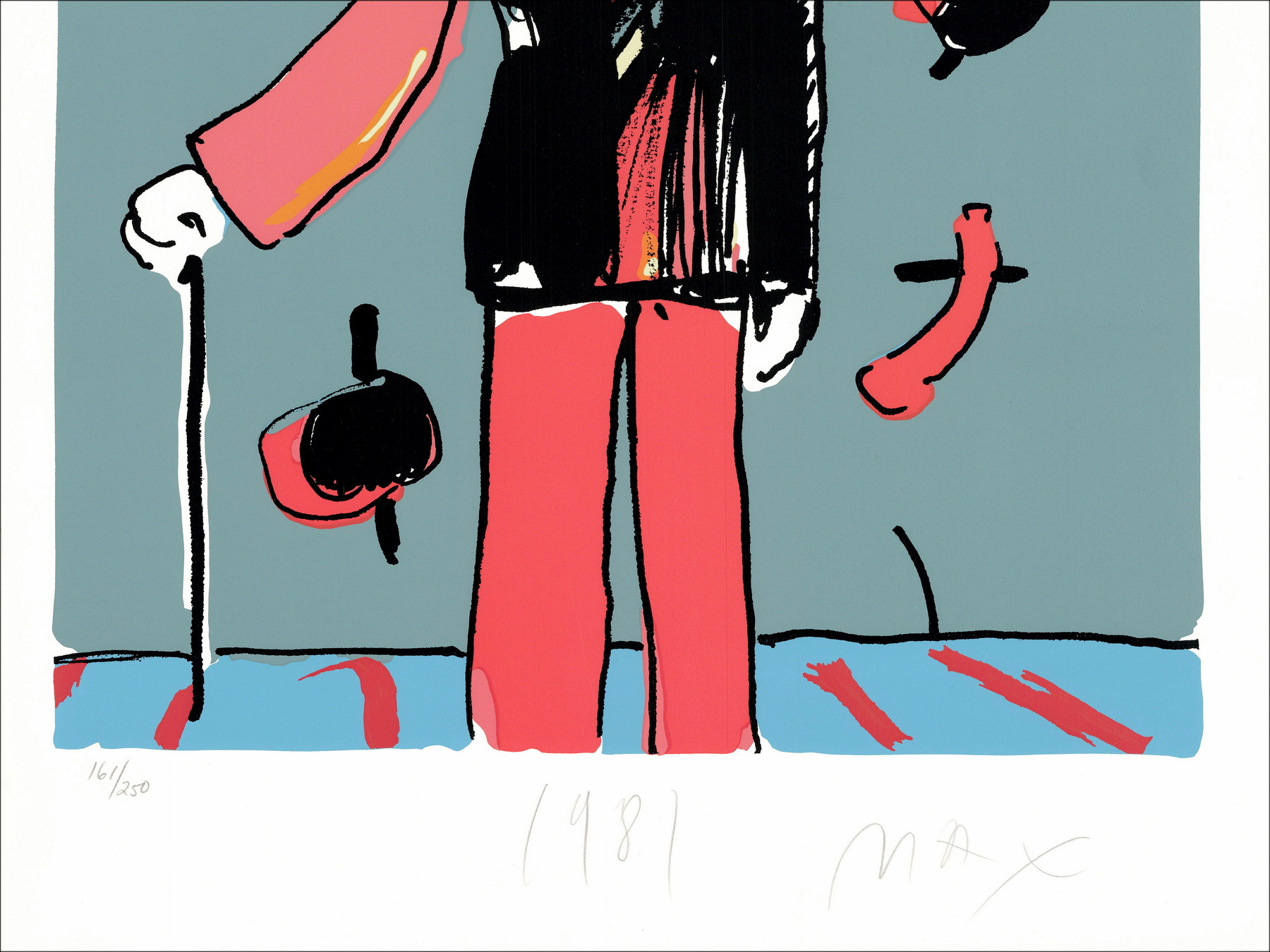 MAX Peter - Silkscreen print "Data General 2000" - 75x55cm - 1981