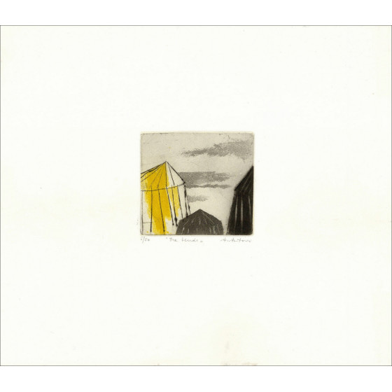 Annapia Antonini – Tres carpas, agua fuerte firmada