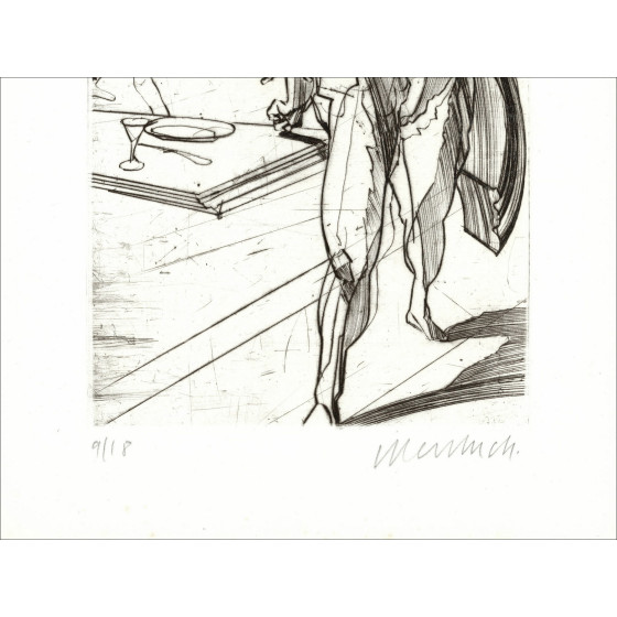 Claude Weisbuch – Don Juan, gravure et cuivre original
