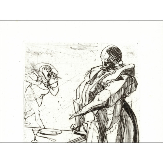 Claude Weisbuch – Don Juan, gravure et cuivre original