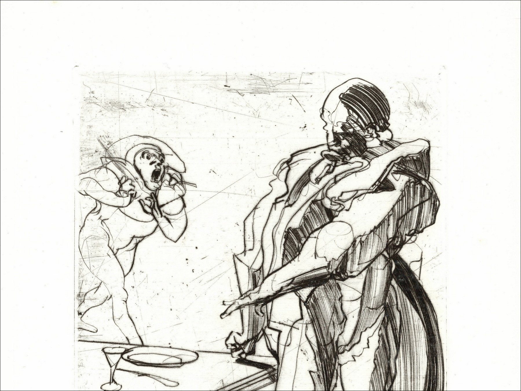 Claude Weisbuch – Don Juan, gravure et cuivre original