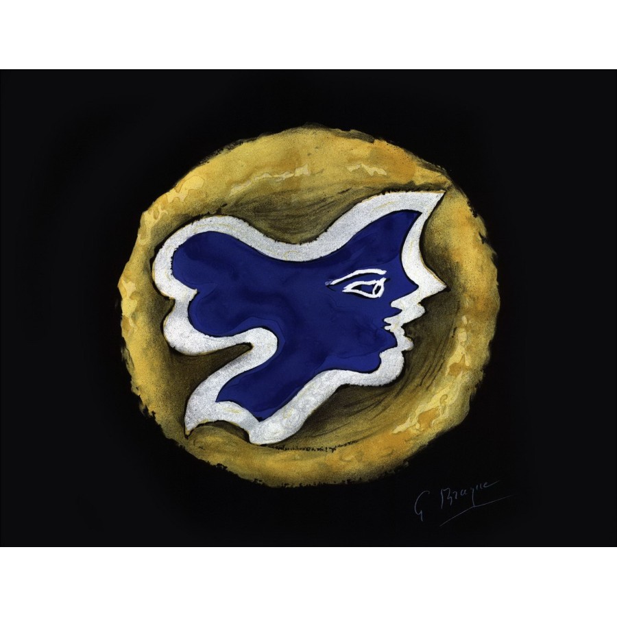 Gefra_Latn BRAQUE - Lithfra_Latn "Hecate" 45x58cm - 1988