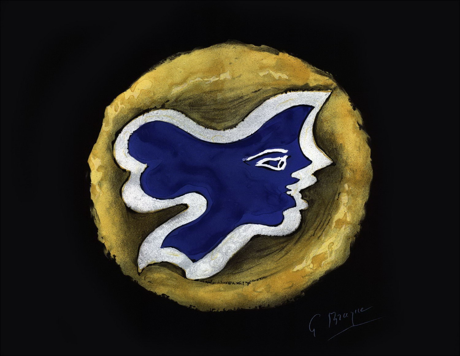 Georges Braque - Litografía "Hecate" 45x58cm - 1988